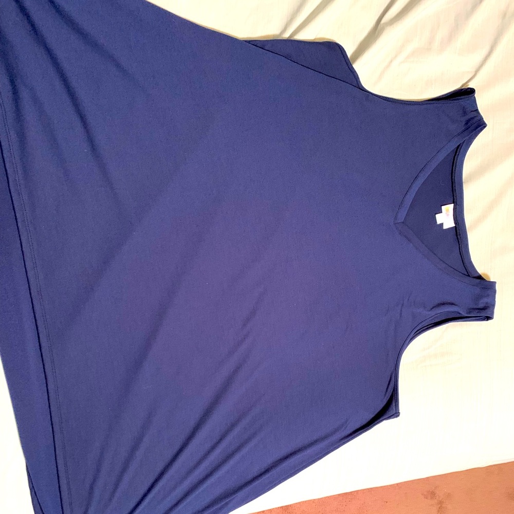 LulaRoe Kristina tank Dark Blue 2xl